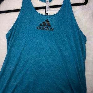 Adidas blue tank top